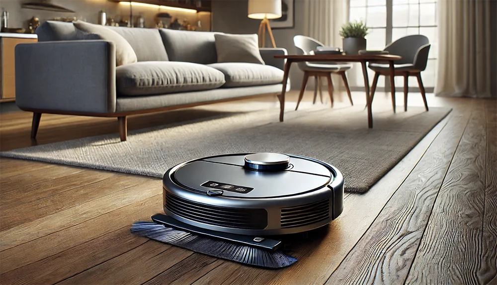 Vacuum cleaning robot carpet and and wooden floors